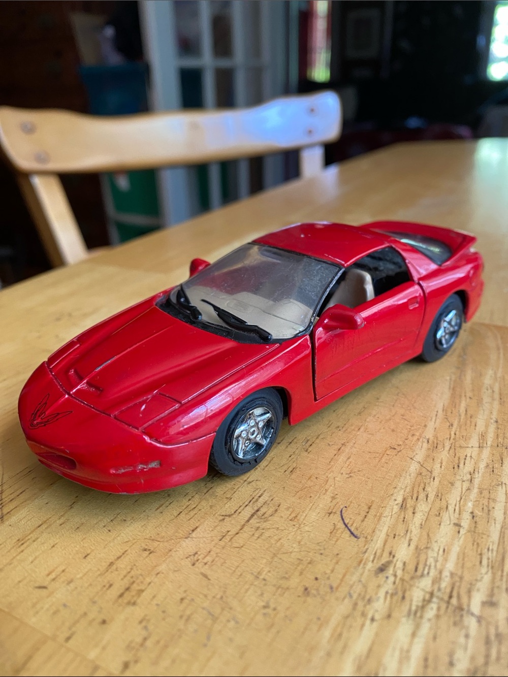 Vintage 1998 Speedy Power Diecast 1/32 Scale Red Pontiac Firebird Model Car VG